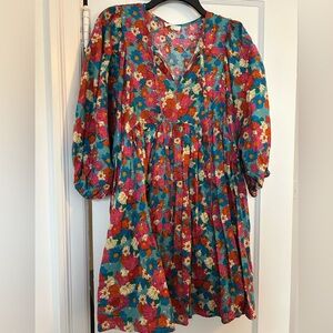 Entro Floral Mini Dress